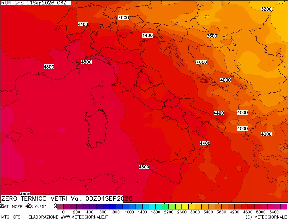 mappa Quota Zero Termico