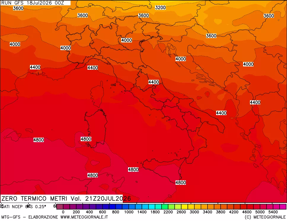mappa Quota Zero Termico