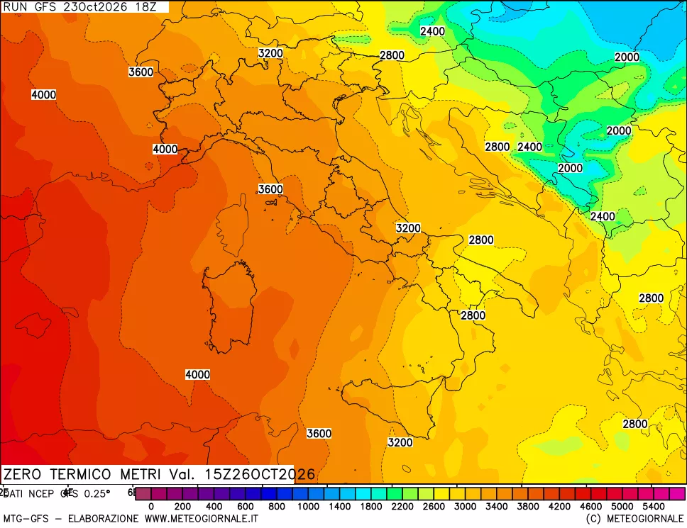 mappa Quota Zero Termico