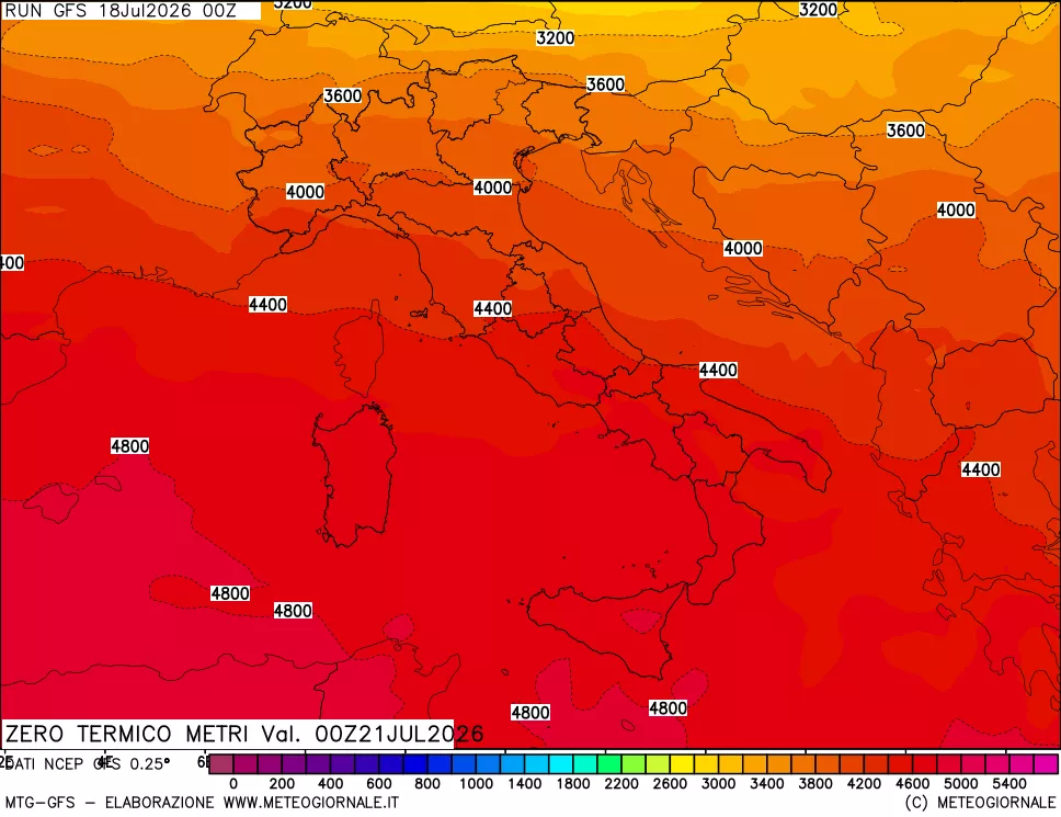 mappa Quota Zero Termico