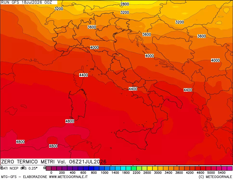 mappa Quota Zero Termico