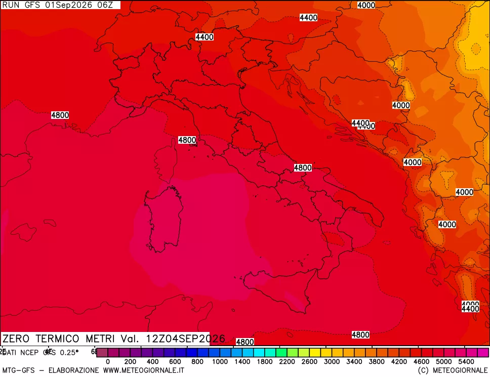 mappa Quota Zero Termico