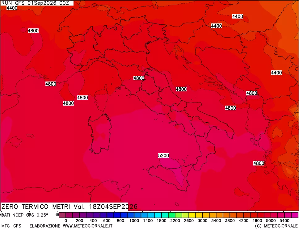 mappa Quota Zero Termico
