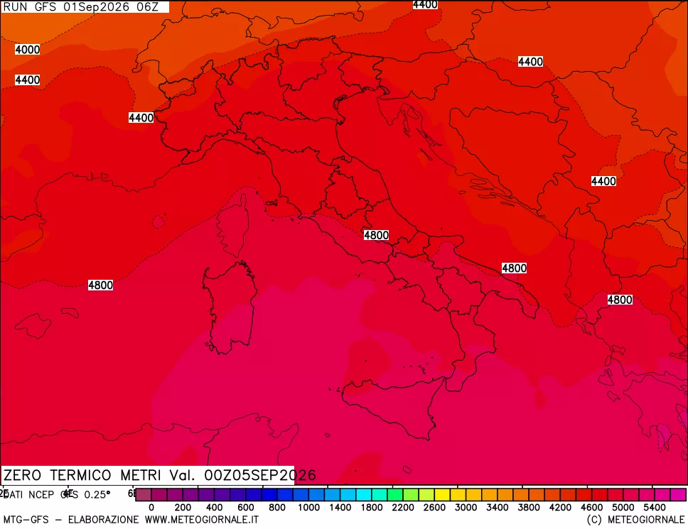 mappa Quota Zero Termico