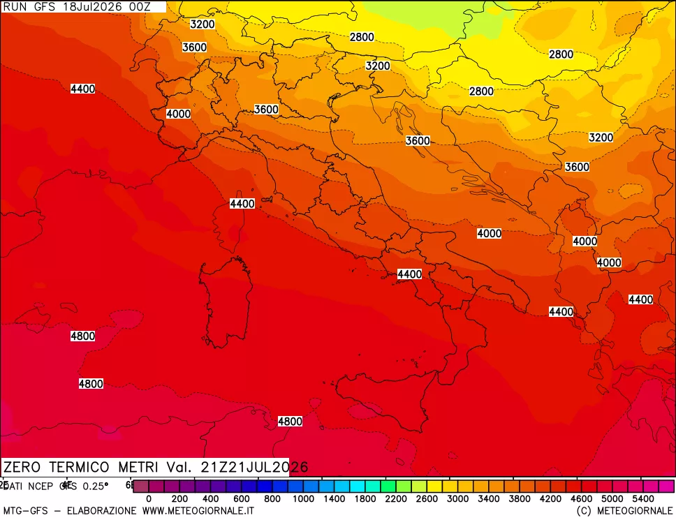 mappa Quota Zero Termico