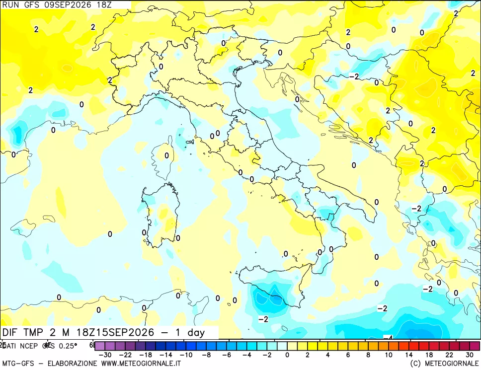 mappa Dif. Temp -24 ore