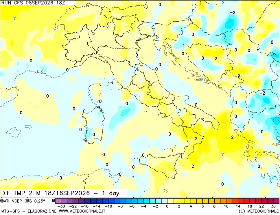 mappa Dif. Temp -24 ore