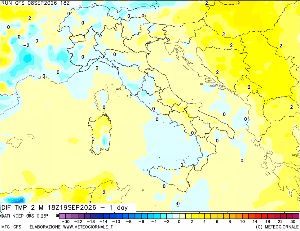 mappa Dif. Temp -24 ore