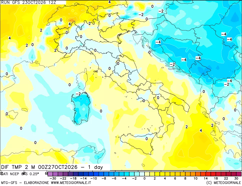 mappa Dif. Temp -24 ore