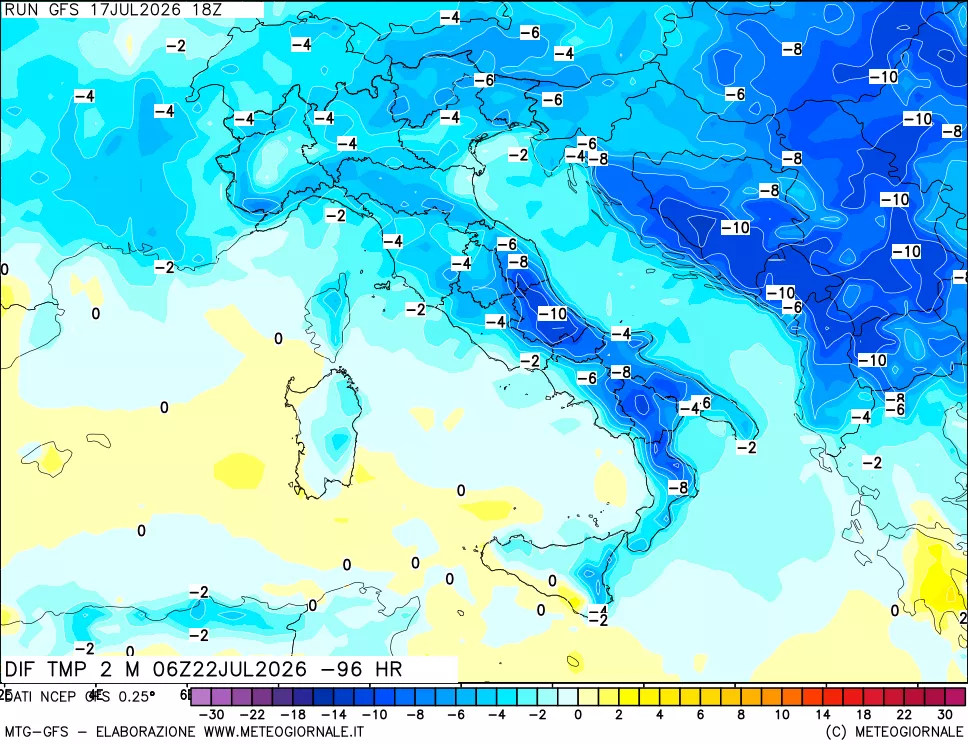 mappa Dif. Temp - Init