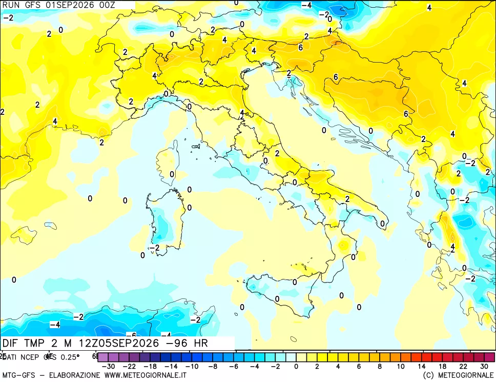 mappa Dif. Temp - Init