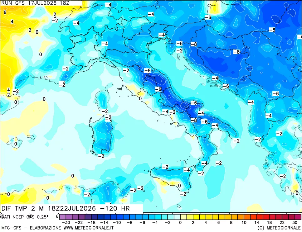mappa Dif. Temp - Init