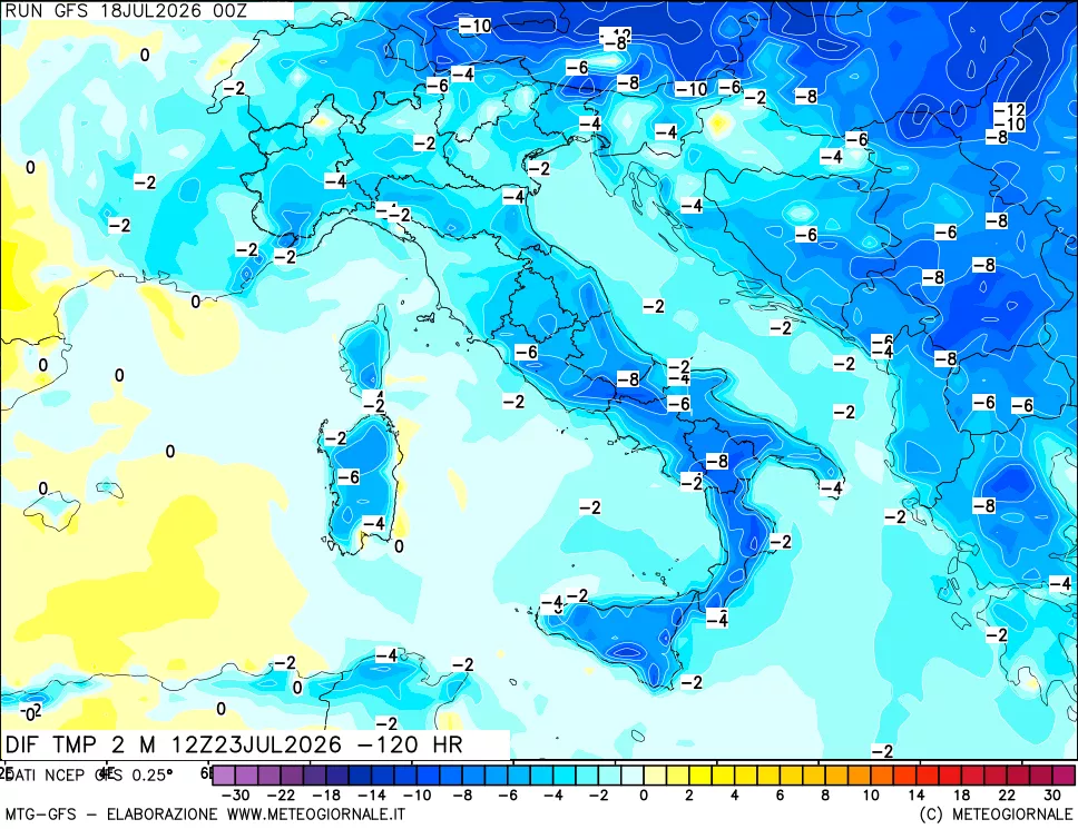 mappa Dif. Temp - Init