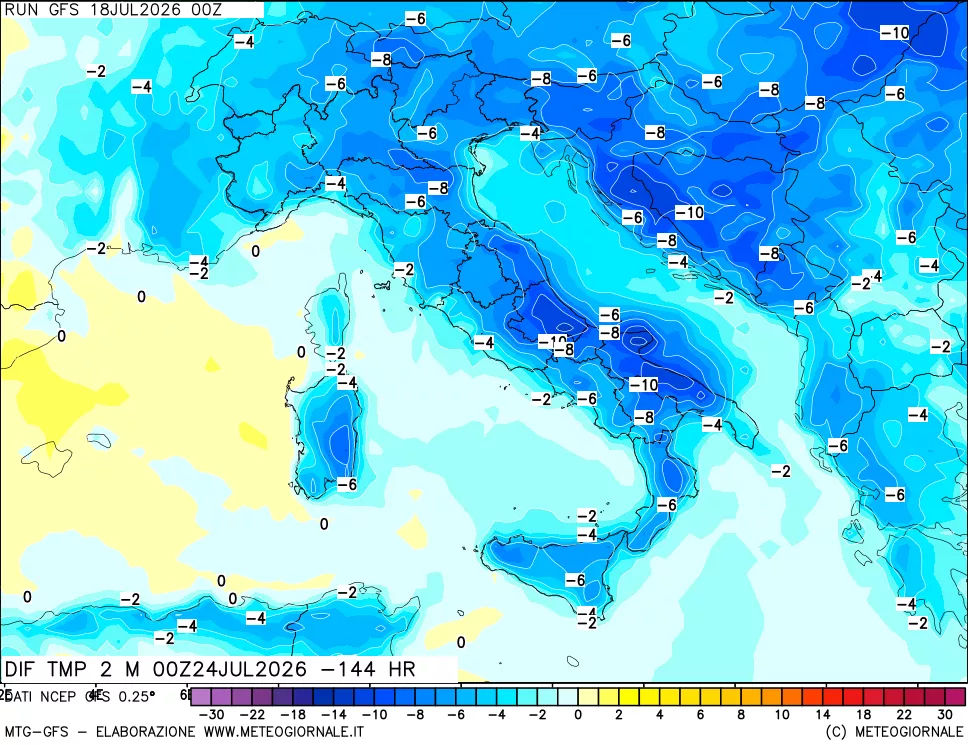 mappa Dif. Temp - Init