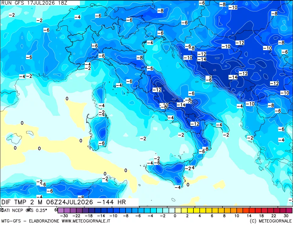 mappa Dif. Temp - Init