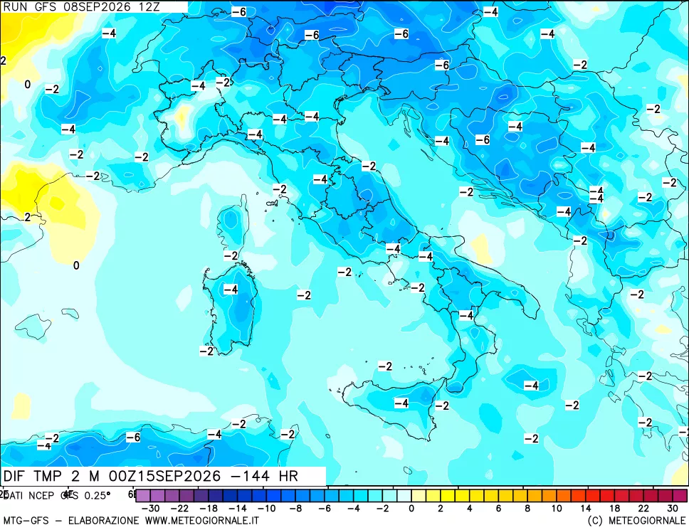 mappa Dif. Temp - Init