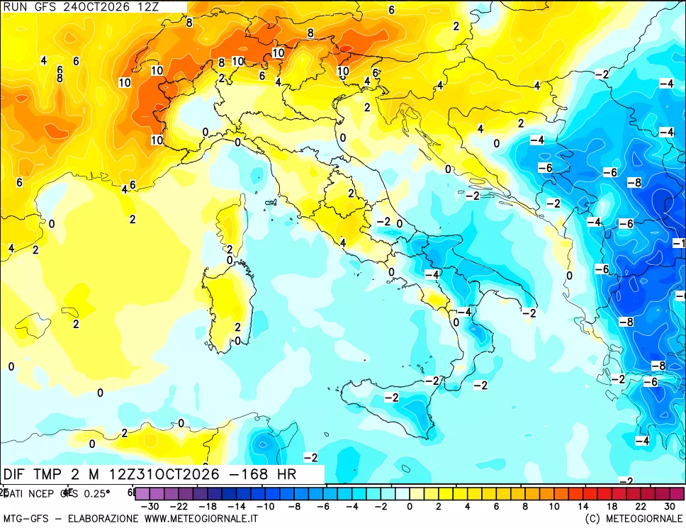 mappa Dif. Temp - Init