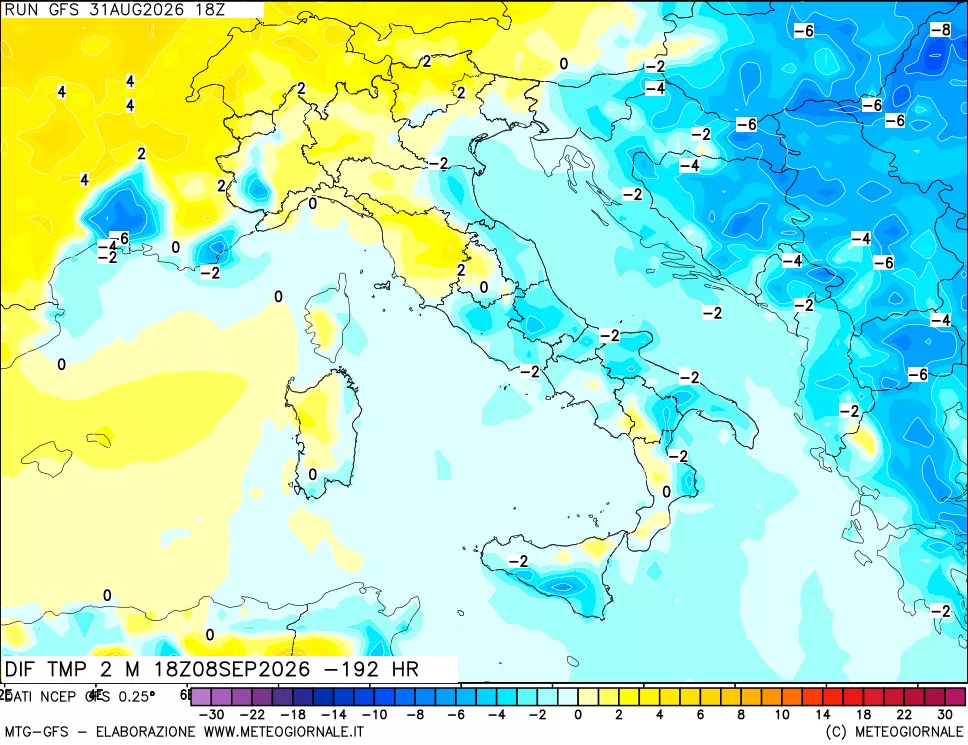 mappa Dif. Temp - Init