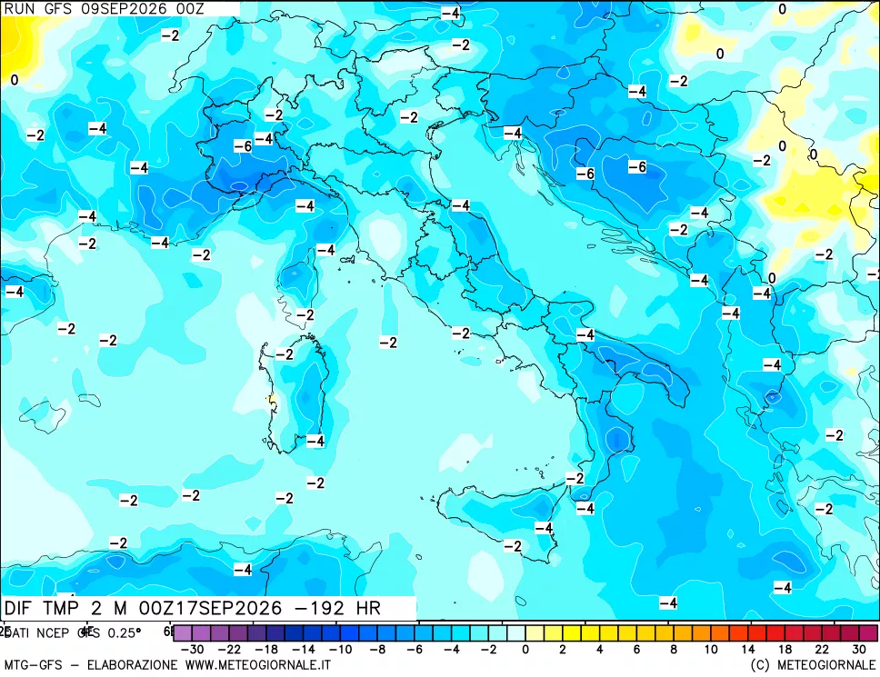 mappa Dif. Temp - Init