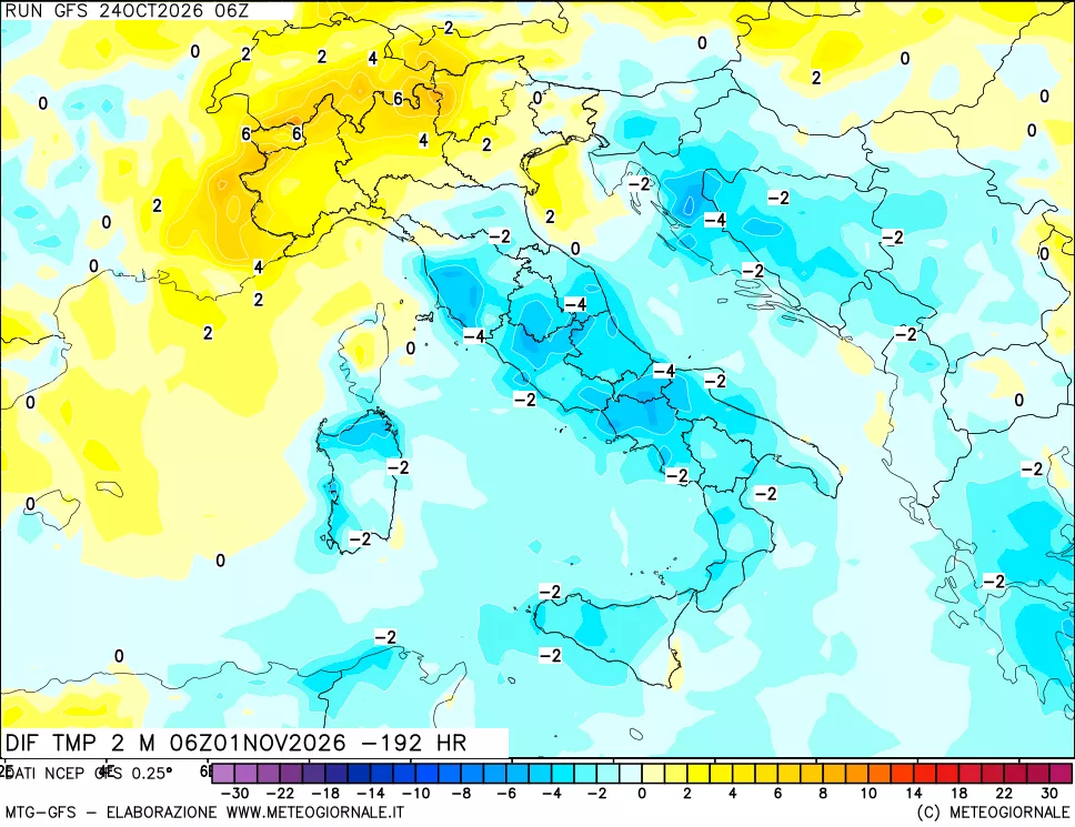 mappa Dif. Temp - Init