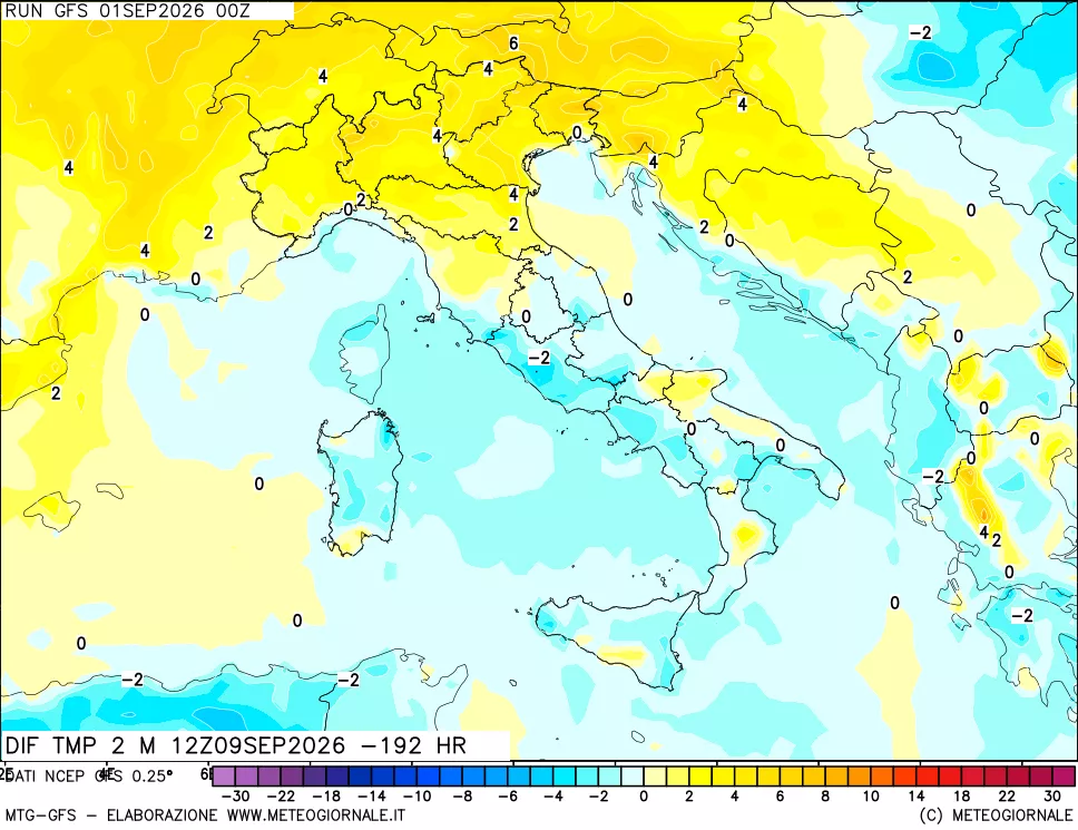 mappa Dif. Temp - Init