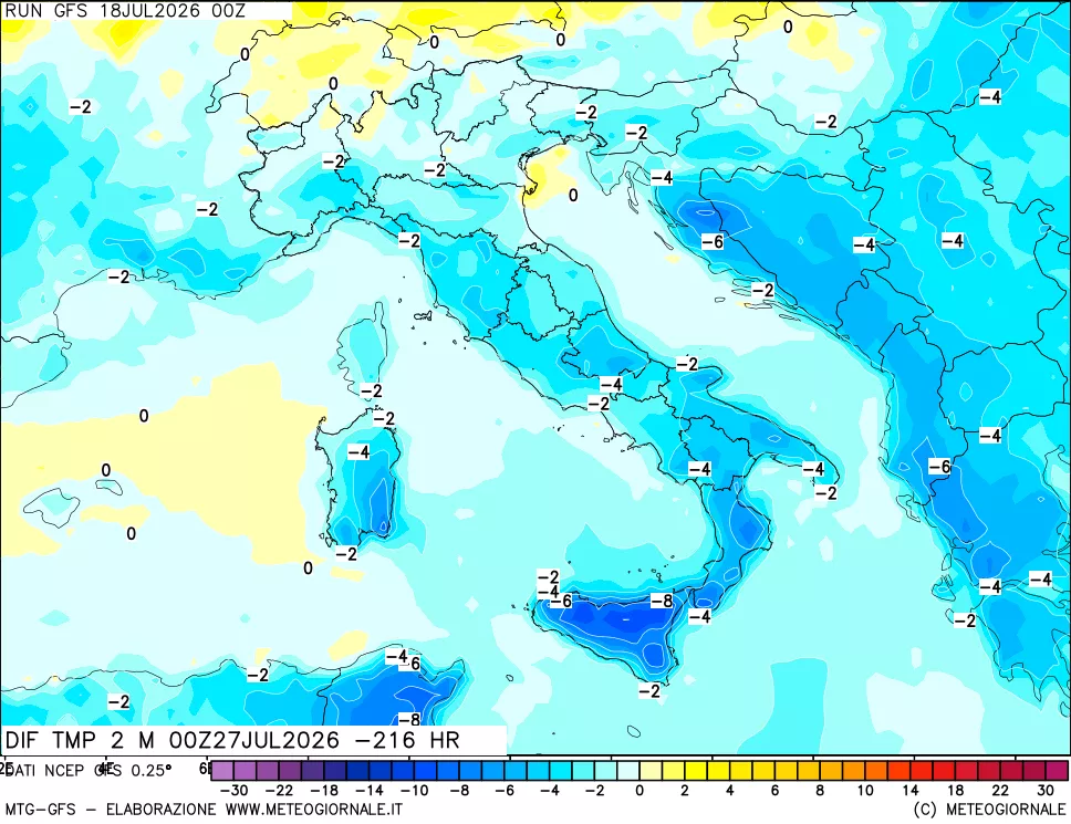 mappa Dif. Temp - Init