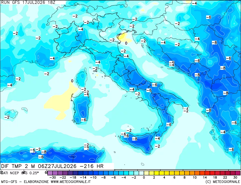 mappa Dif. Temp - Init