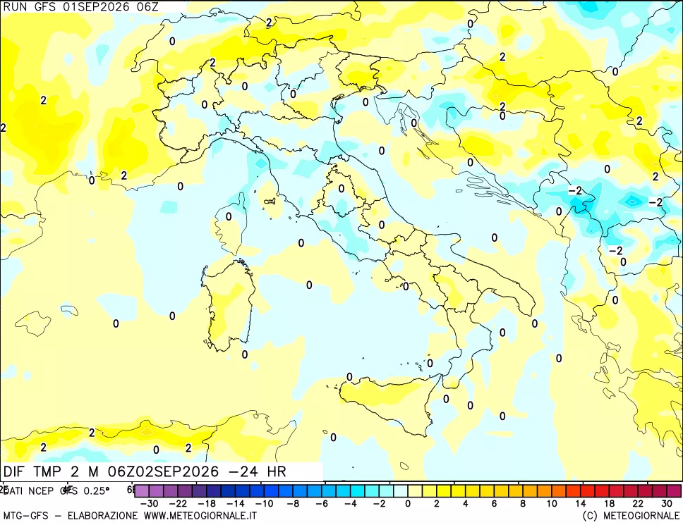 mappa Dif. Temp - Init