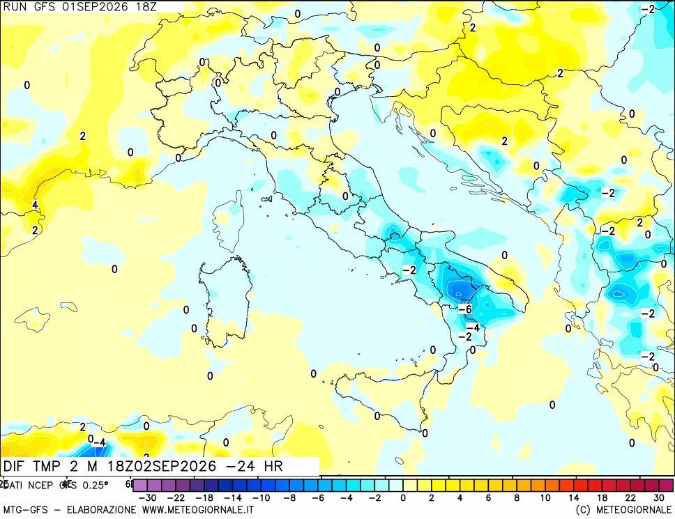 mappa Dif. Temp - Init