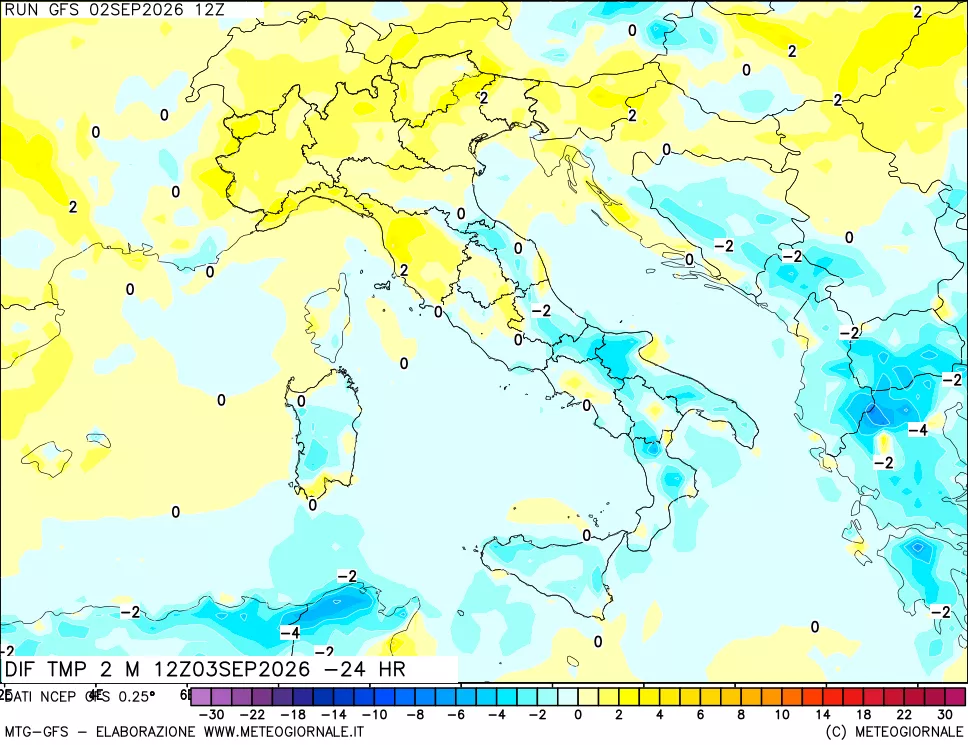 mappa Dif. Temp - Init