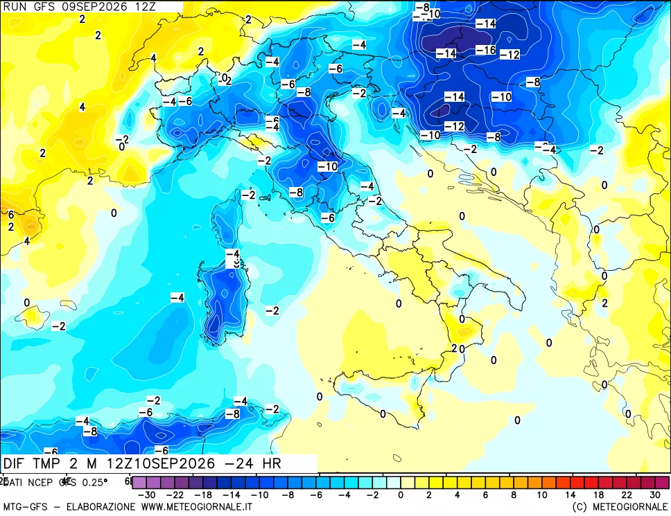 mappa Dif. Temp - Init