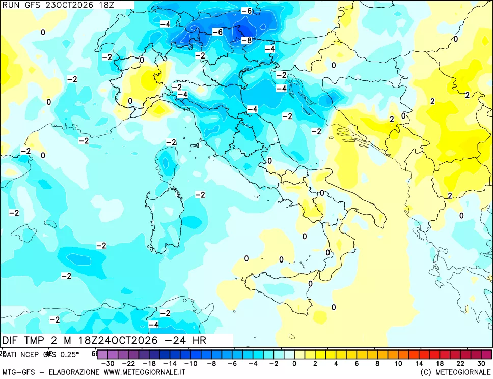 mappa Dif. Temp - Init
