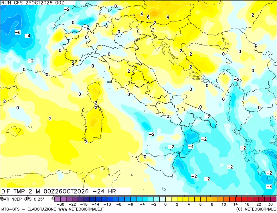 mappa Dif. Temp - Init