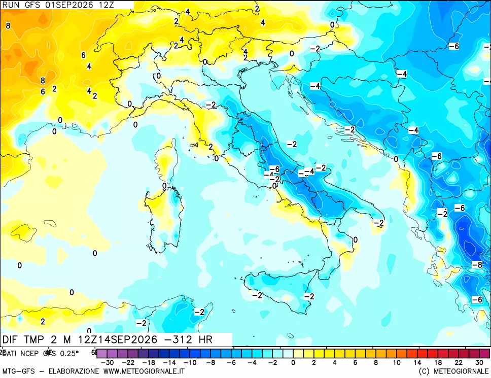 mappa Dif. Temp - Init