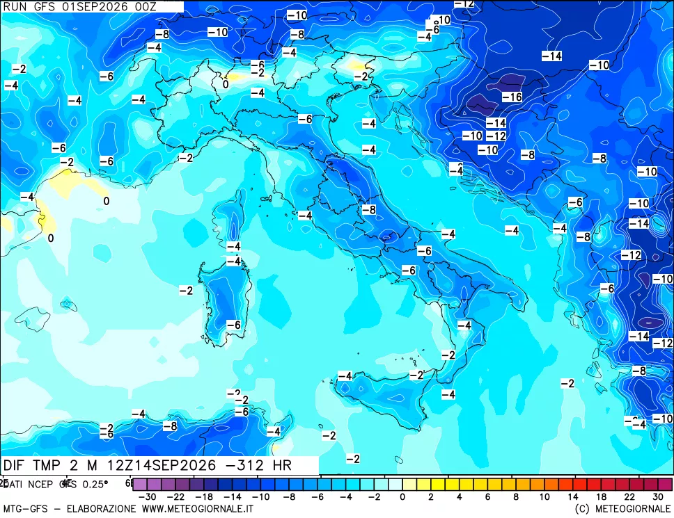 mappa Dif. Temp - Init