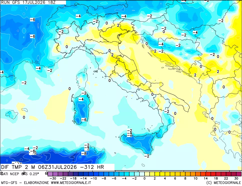 mappa Dif. Temp - Init