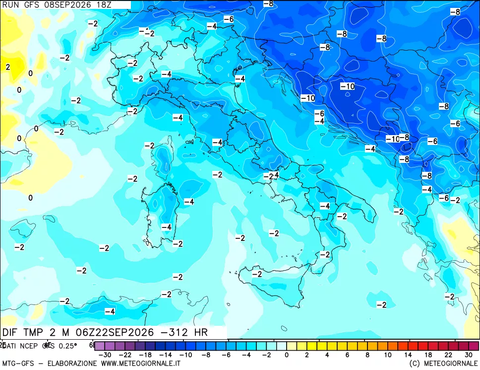 mappa Dif. Temp - Init