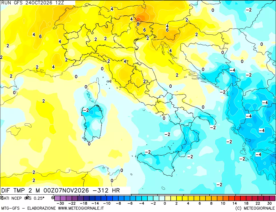mappa Dif. Temp - Init
