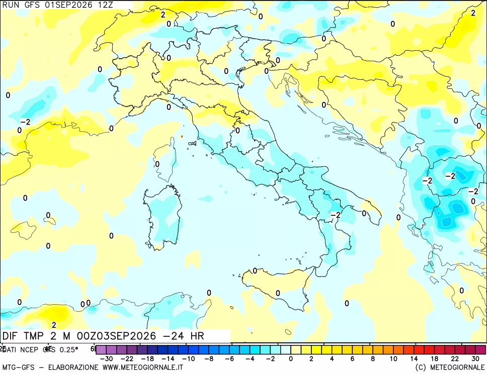 mappa Dif. Temp - Init