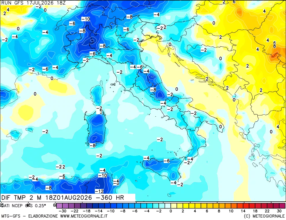 mappa Dif. Temp - Init
