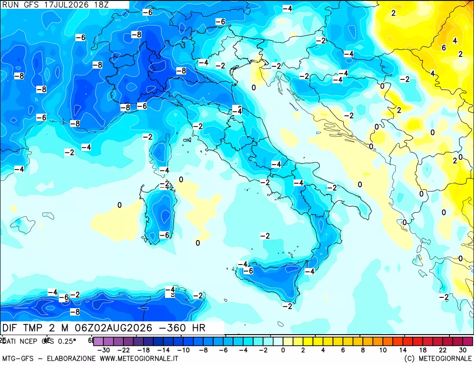 mappa Dif. Temp - Init