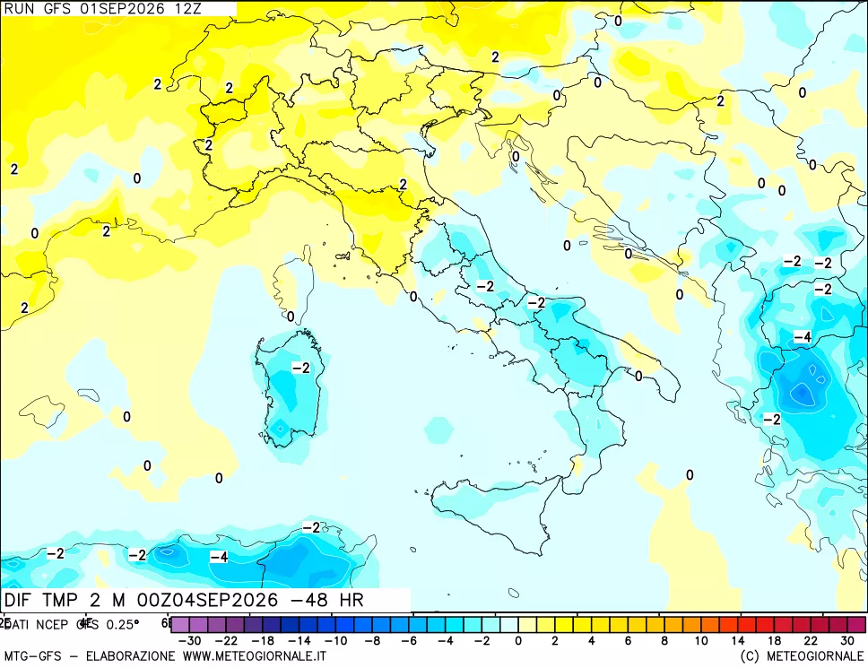 mappa Dif. Temp - Init