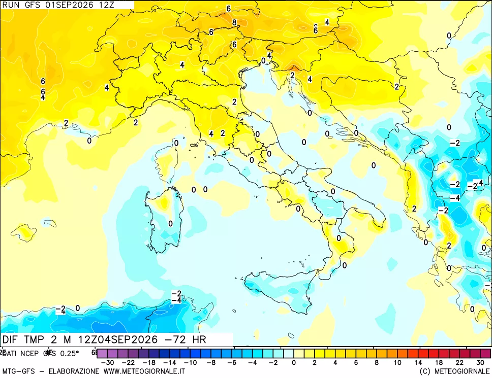 mappa Dif. Temp - Init