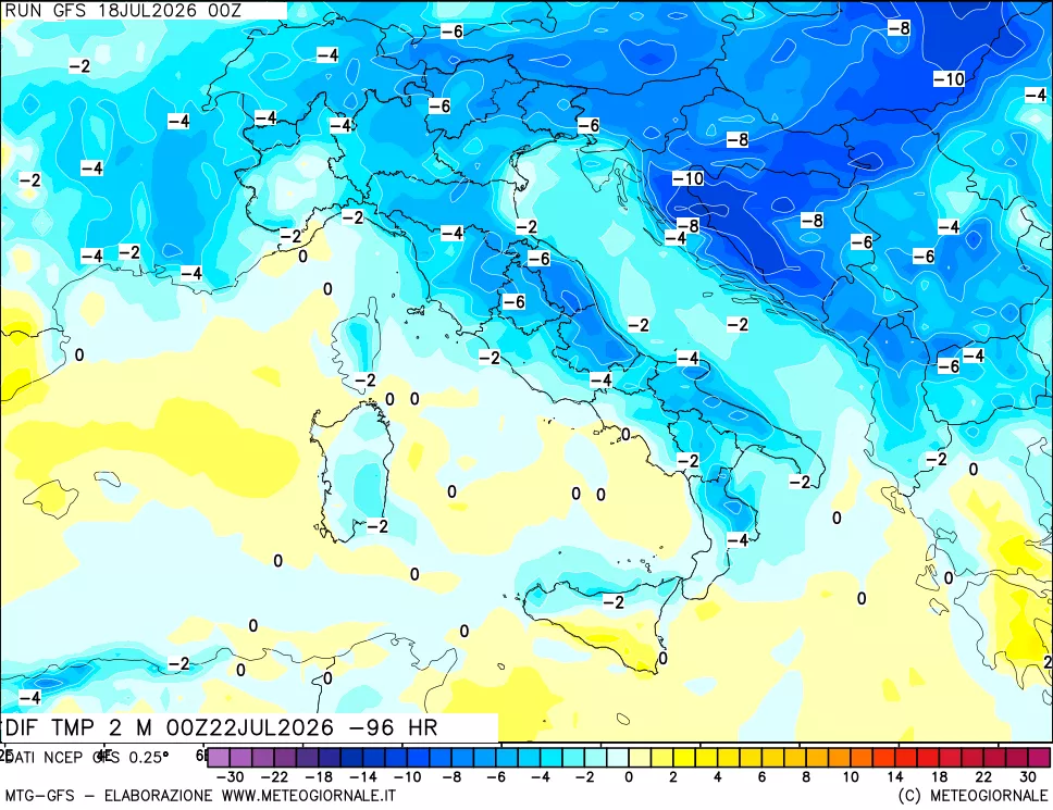mappa Dif. Temp - Init