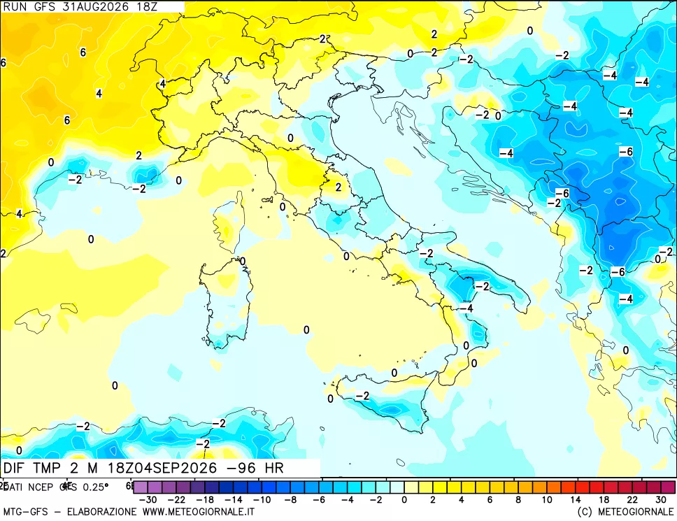 mappa Dif. Temp - Init