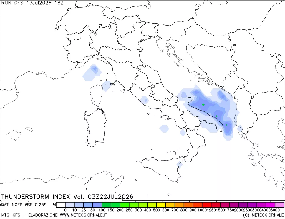mappa Indice Temporali (TSI)