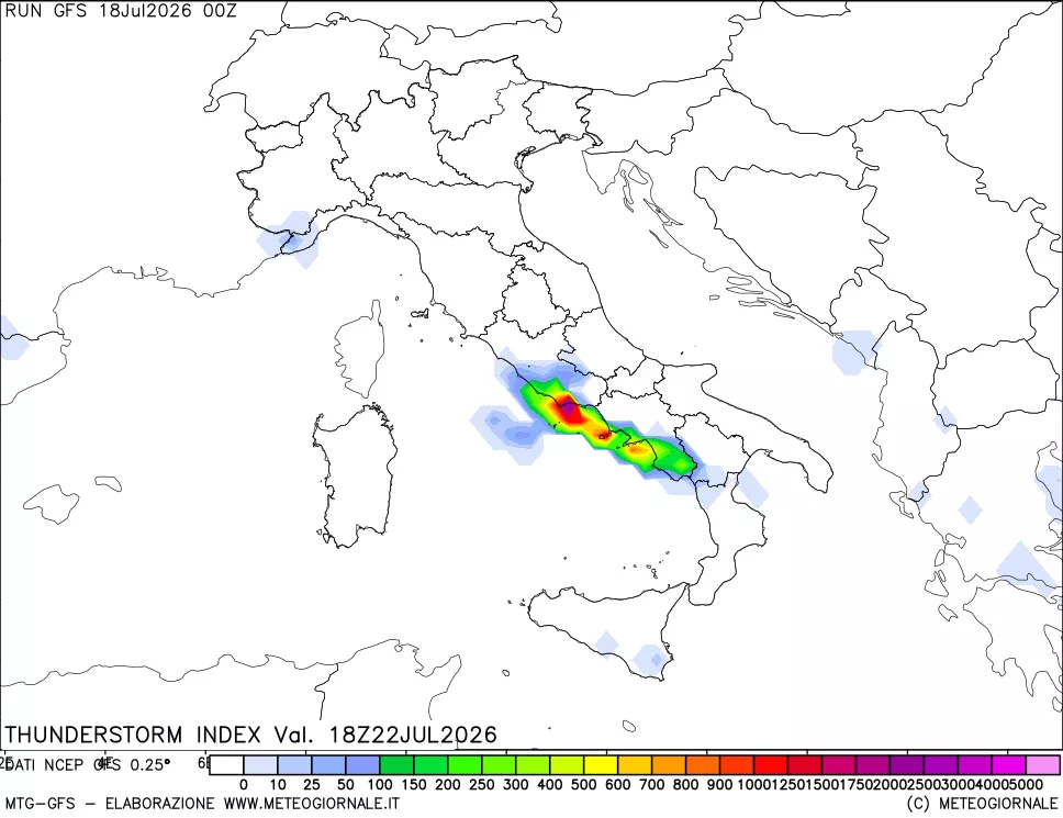 mappa Indice Temporali (TSI)