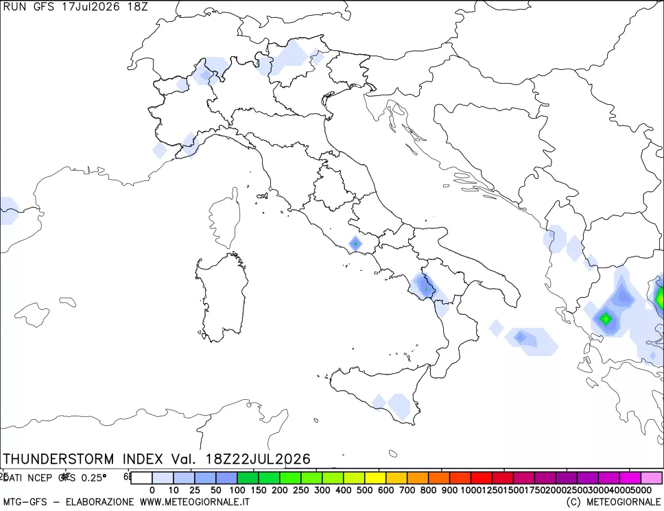 mappa Indice Temporali (TSI)