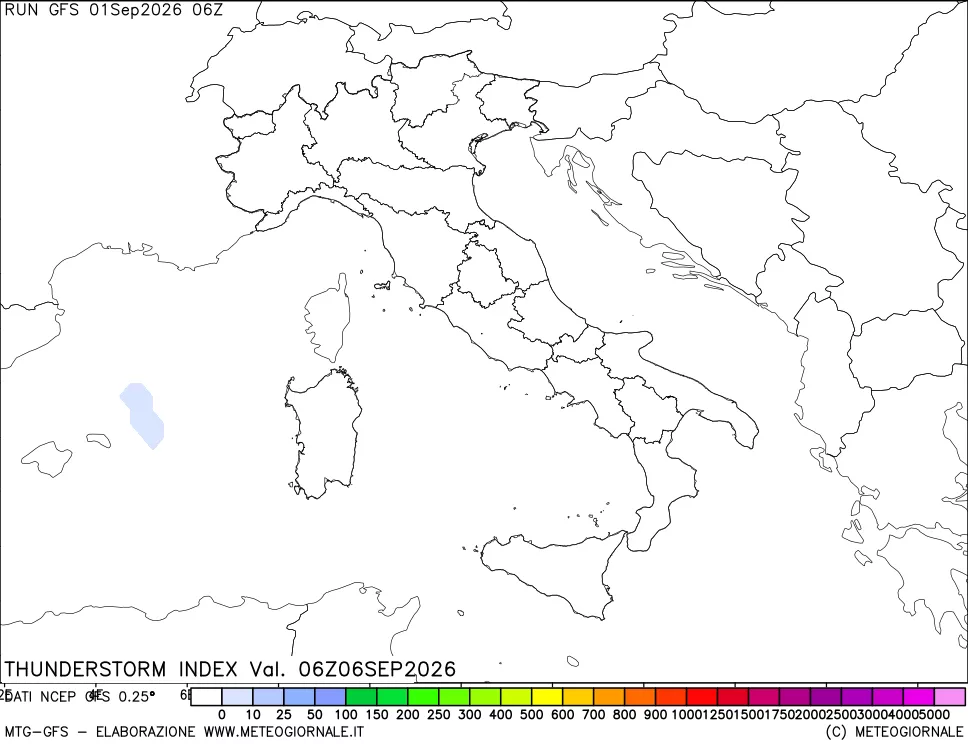 mappa Indice Temporali (TSI)