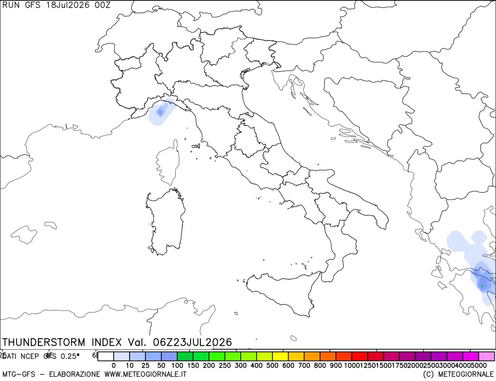 mappa Indice Temporali (TSI)